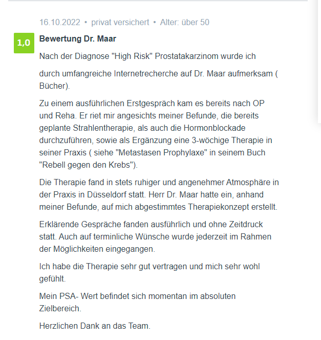 Krebstherapie Düsseldorf